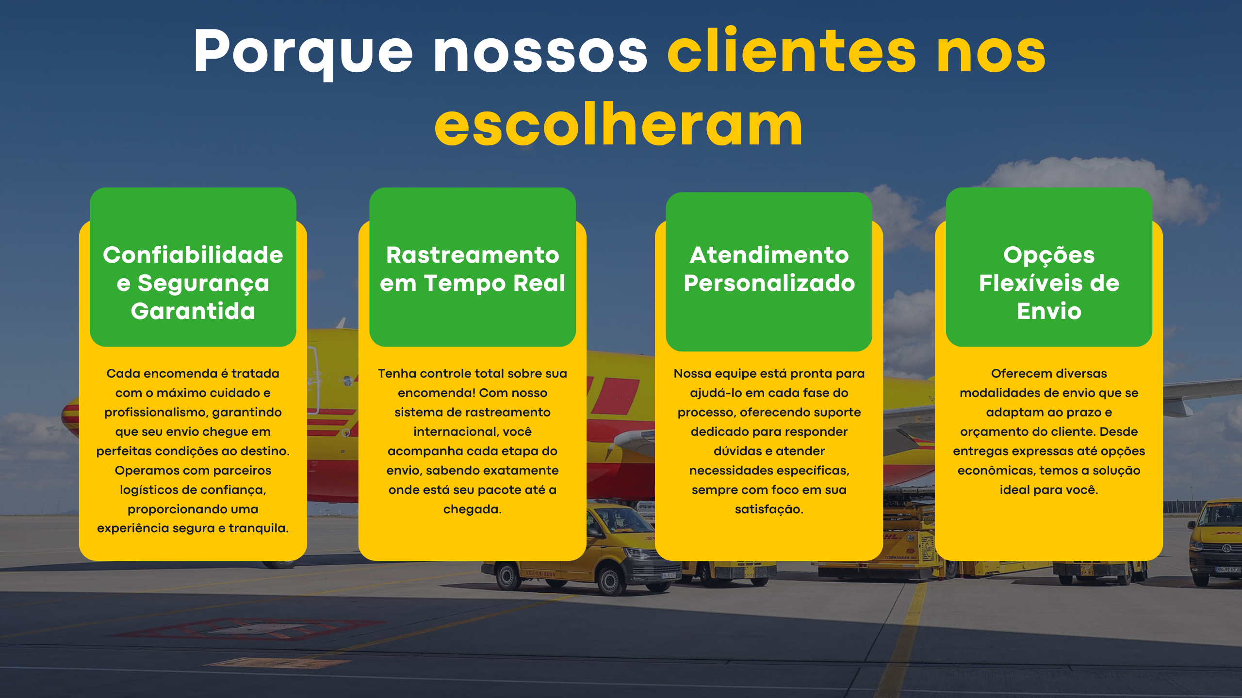A confiança dos nossos clientes fala por nós!
